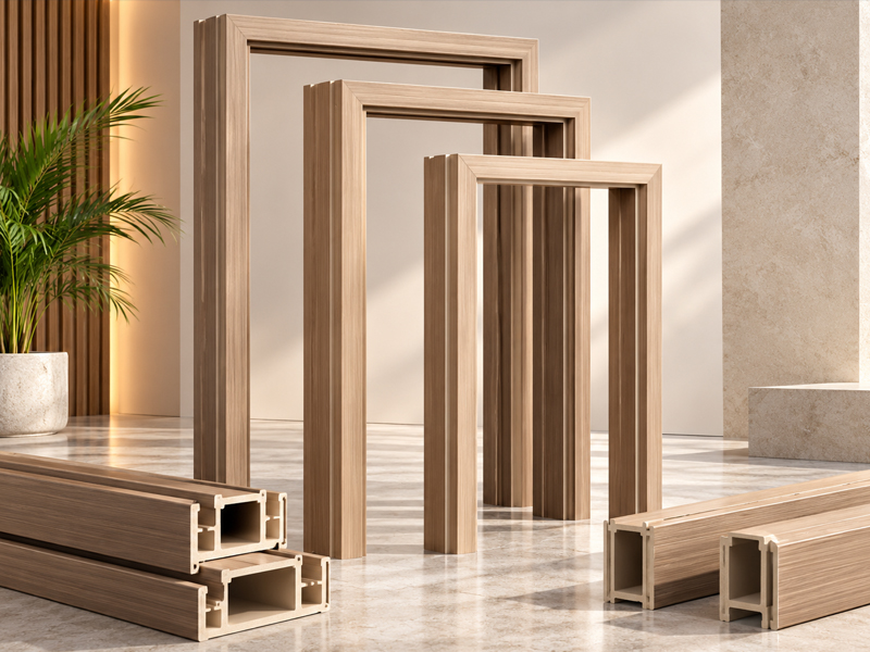WPC Door Frames supplied by Wudcaso in Dubai